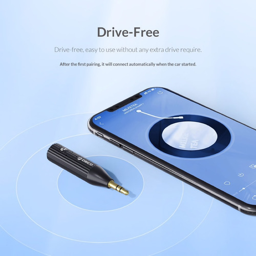 Imagem 8 de 10 de Adaptador Audio Bluetooth 5.0 Orico Edr 3.5mm