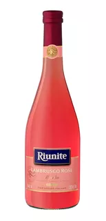 Vino Rosado Italiano Riunite Lambrusco Rosé 750ml