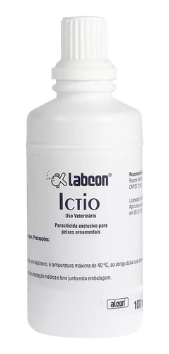 Labcon Ictio 100ml Alcon Tratamento Agua Doce