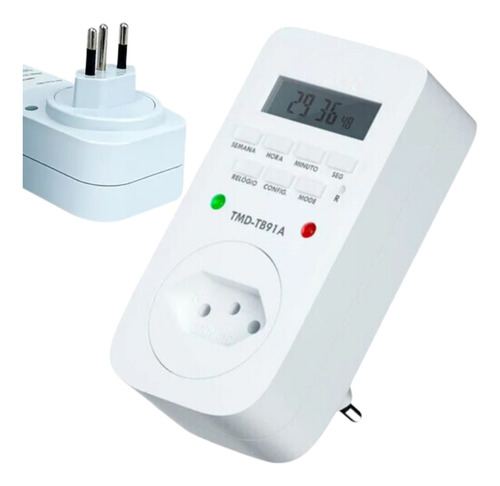 Timer Digital Temporizador Lcd Programável Bivolt