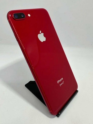 Imagen 3 de 4 de iPhone 8 Plus 64gb Rojo Cargador Cable Funda Glass Premium