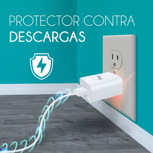 Imagen 2 de 4 de Cargador Universal Micro Usb Carga Rapida De Celular Tableta