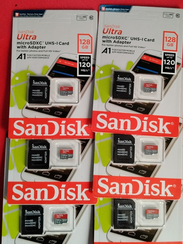 Memoria Micro Sd Sandisk 128 Gb 