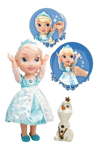 Muñeca Glowing Elsa Frozen Canta Se Ilumina Palermo