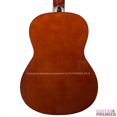Imagen 7 de 9 de Guitarra Electrocriolla Mediana Bamboo 3/4 + Funda Acolchada