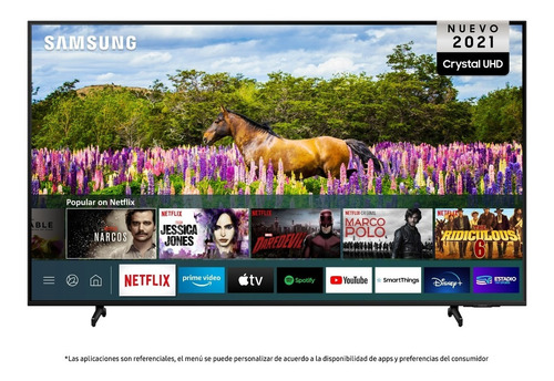 Imagen 1 de 7 de Led Samsung 43 Au8000 Crystal Uhd 4k Smart Tv 2021