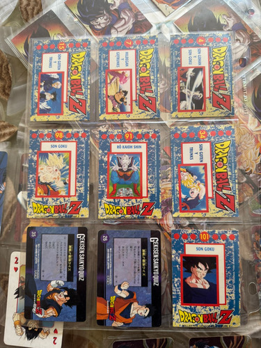 Lote Cartas Tarjetas Dragon Ball Z 90s Originales Y Bootleg (Usado)