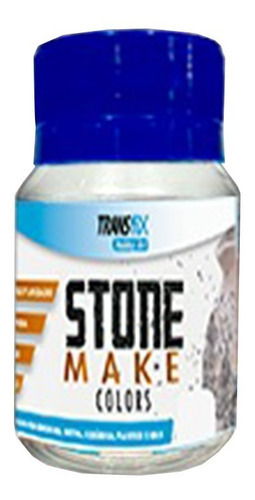 Resina Efeito Pedra Natural Stone Make Seca Rápido 30g Cor Laranja