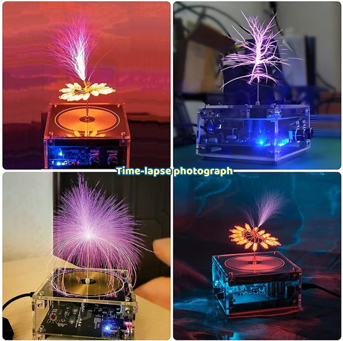 Imagen 3 de 9 de Joytech Bluetooth Music Tesla Coil Arc Altavoz Plasma...
