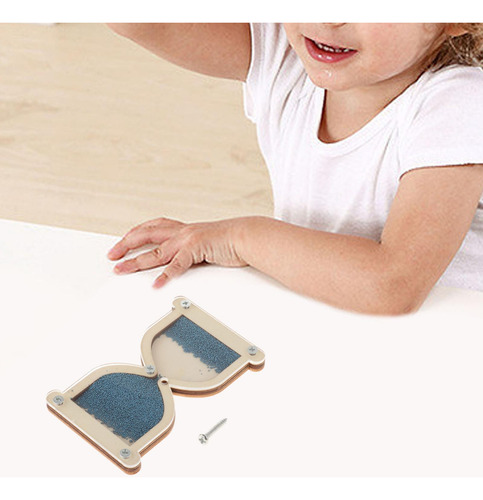 6 Wooden Hourglass Busy Board Accessory Educational Toy For