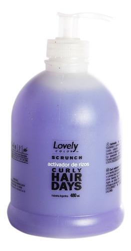 Lovely Color Scrunch Crema Peinar Para Definir Rulos Pelo 3c