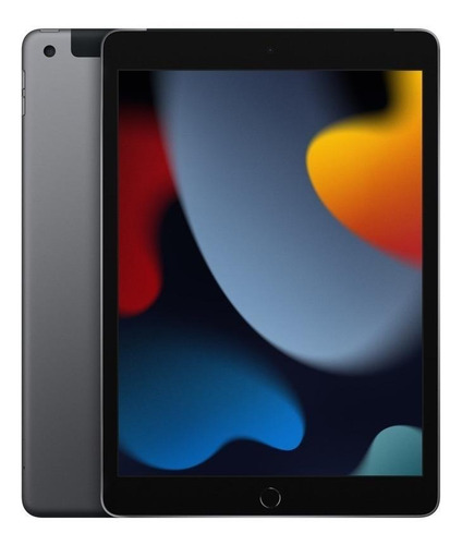 Apple iPad (9ª generación) 10.2" Wi-Fi + Cellular 64GB - Gris espacial - Excelente (Reacondicionado)