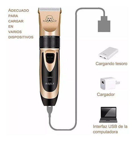 Recortadora De Pelo Inalámbrica Para Perros Y Gatos