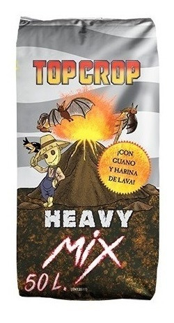 Sustrato Top Crop Heavy Mix 50lt Con Guano Y Lava 