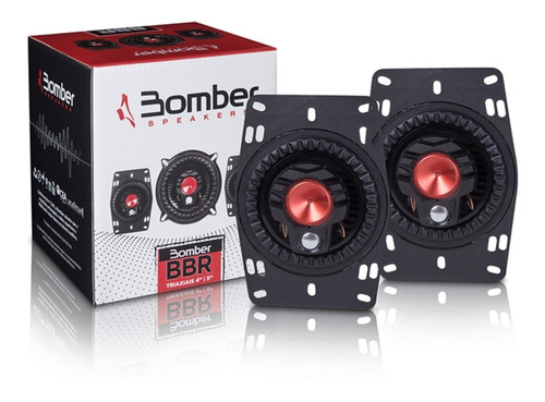 Alto Falantes Triaxial Bbr 4 Pol 100w Rms - Bomber