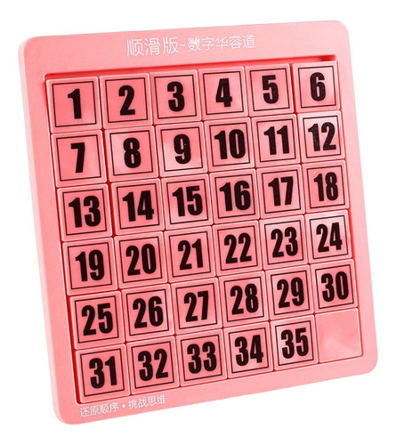 Fs Quebra-cabeça De Lógica, Quebra-cabeça Rosa 35 Cubos
