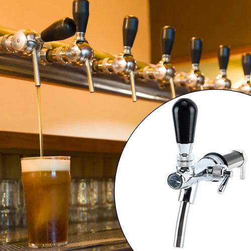 Torneira De Bico Longo Para Barril De Cerveja, Com Fluxo