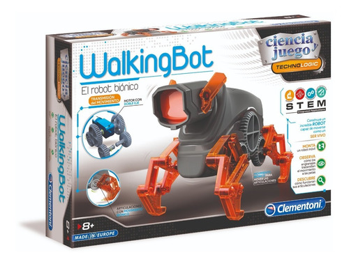 Robot Walkingbot Bionico Robotica Techno Logic Clementoni