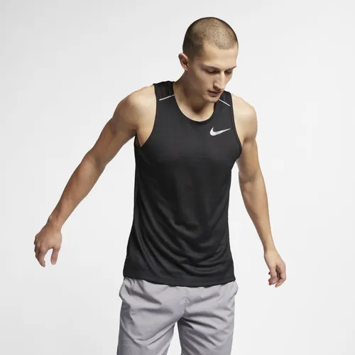 Camiseta Running Hombre Nike Dri-fit Miler Negro