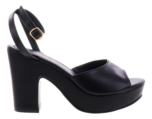 Zapatos De Tacón Punta Abierta Tiras Delgadas Moda Dama Aona