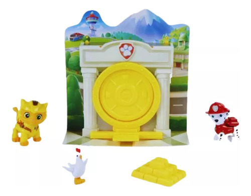 Kit De Rescate Paw Patrol Cat Pack Leo Y Marshall Orig .