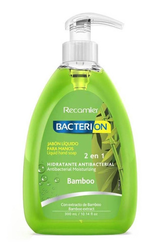 Bacterion Jabon Antibacterial Bambu 300ml 