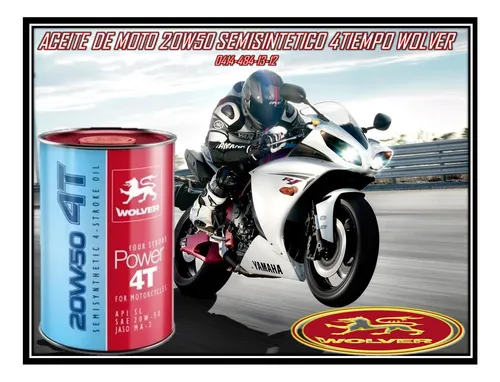comprar Aceite De Moto 20w50 Semisintetico 4tiempo Wolver
