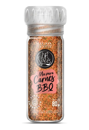 Moedor Br Spices Mix Para Carnes (bbq) 80gr