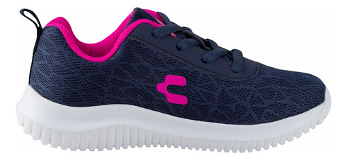 Tenis Running Niña Charly Kids 1069504 Marino Fiusha Comodo