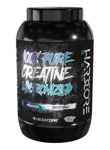Creatina micronizada: 1 quilo, 200 doses, sabor neutro de Atp