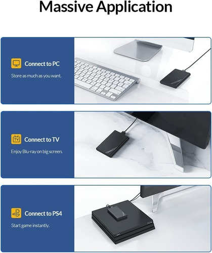 Imagen 7 de 8 de Carcasa Disco Duro Sata Usb 3.1 Caja Externa Hdd Sdd