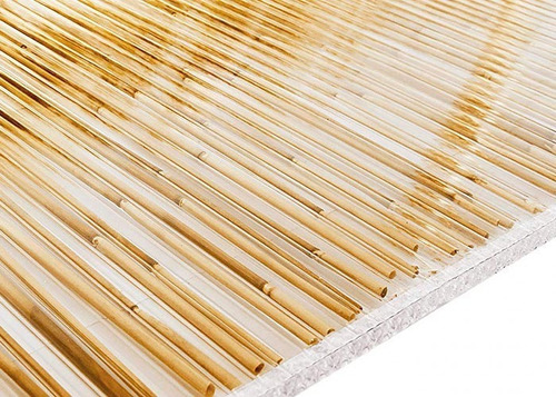 Policarbonato Decorativo Polibambu 1 Metro X 3 Metros Import