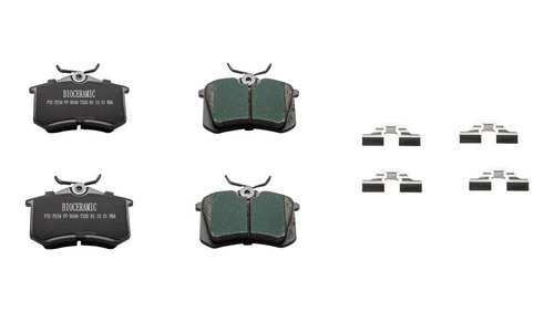 Balatas Traseras Biocer Vw Jetta A4 2.8l 2000 2001 2002 2003
