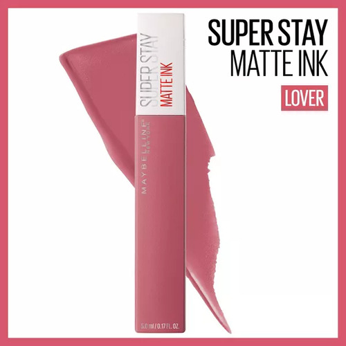 Labial Líquido Maybelline New York Superstay Matte Ink 15 Lover