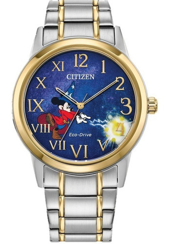 Reloj Citizen 61687 Fe7064-71w Hombre Mickey Mouse Color del fondo AZUL 61687