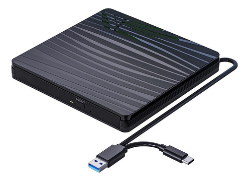 Unidad Externa De Cd/dvd Para Ordenador Portátil, Usb 3.0 Y