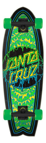 Santa Cruz Skateboard Cruiser Toxic Dot Cruzer Shark 8.8 X