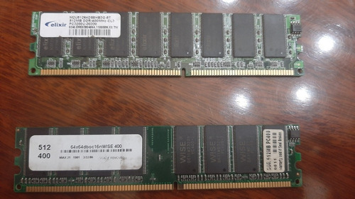 Par De Memorias De 512 Mb - Ddr 400 Mhz