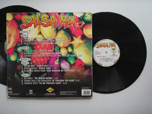 Salsa Mix Versiones Originales Lp Vinilo Edic Colombia 1994 (Usado)