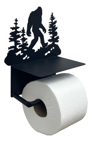 Bigfoot Sasquatch - Soporte De Papel Higienico De Metal Con