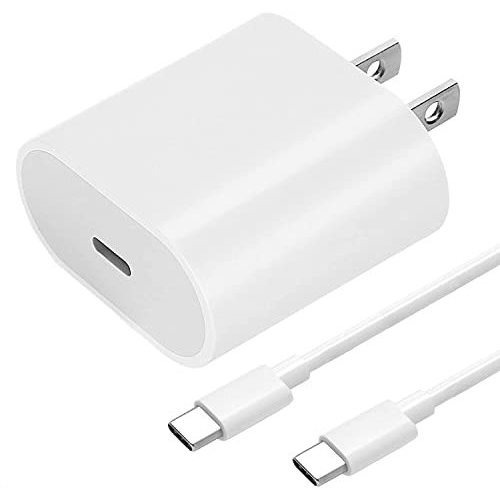 Cargador Rápido Usb C De 20 W Con Cable De Carga Usb C A C D