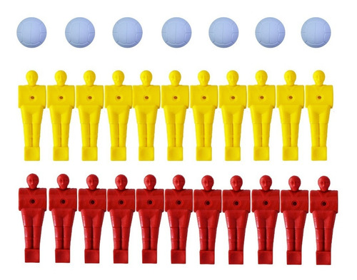Imagem 6 de 10 de Bonecos E Bolas Para Mesa De Pebolim / Totó