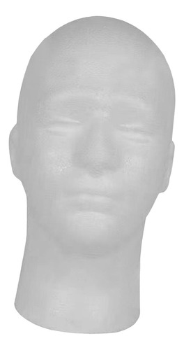 3 Cabeza De Peluca De Espuma Masculina, Modelo De