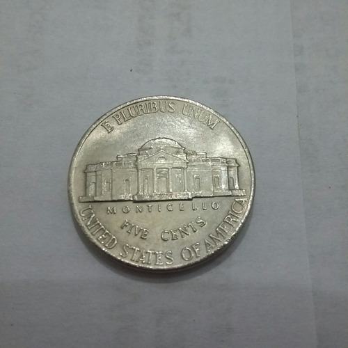 Moneda De Estados Unidos 5 Cent Año 1999