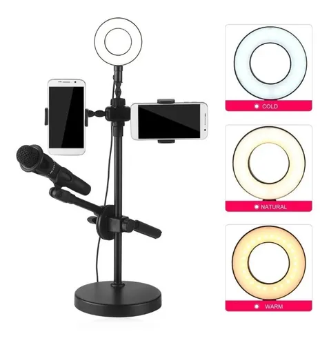 Atril con luz para celular sales