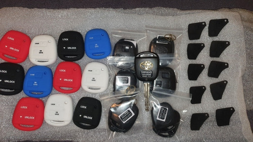 Carcasa Llave Toyota Prado, Corolla, Rav4 + Funda Silicona +