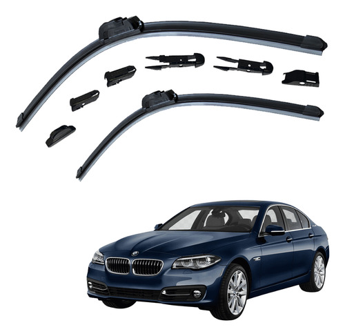 2 Plumas Limpiaparabrisas Reluvsa P/ Bmw 520i 2014/2020