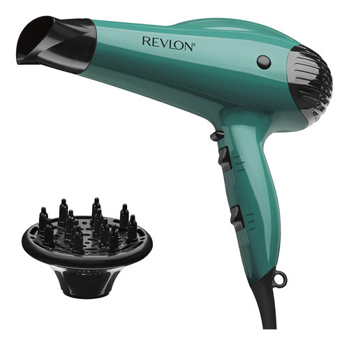 Revlon Essentials Secador Con Booster De Volumen, Rvdr5036 Color Verde