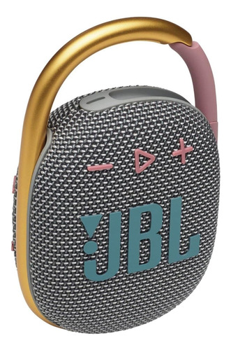 Jbl Clip 4: Altavoz Con Gancho Portatil Bluetooth Gris