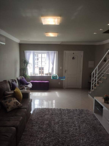 Sobrado Em Condomínio Fechado Com 3 Dormitórios À Venda, 132 M² Por R$ 575.000 - Vila Eldízia - Santo André/sp - So1131
